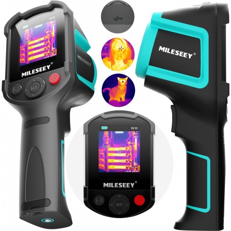 Wärmebildkamera PRO-20 +550 USB-Anschluss, PC-Anschluss, 2,8-Zoll-LCD-Display, Alarm, 9 Stunden Betriebsdauer