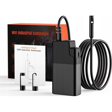 Inspektionskamera, starres Endoskop, 5 m Kabel, 8 LEDs, Dual-Kamera, 5,5 mm, Android, iOS