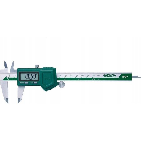 Insize Digital-Messschieber 150, 6 Stellen, IP67, 3 V, ABS/SQ
