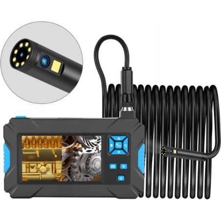 Luxus-Inspektionskamera, Endoskop, 10 M, 9 LED, 2x Full HD