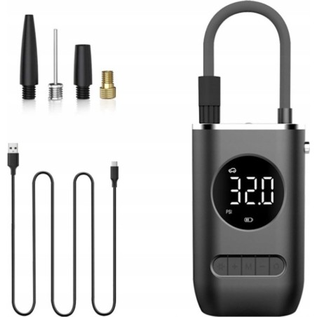 Kabelloser elektrischer Mini-Kompressor / Luftpumpe RC-K-1052, schwarz