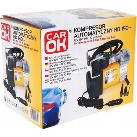 Profast-Autokompressor – Automatischer Autokompressor, 12 V, 10 bar