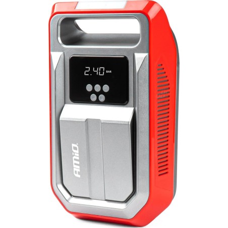 AMiO Autokompressor – Digitaler Autokompressor, 12-V-Pumpe, LED, LCD, AMIO-03268