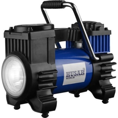 Husar BST S 100 PSI 12V Autokompressor mit Taschenlampe
