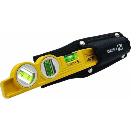 Stabila Wasserwaage 81SV REM Torpedo, magnetisch, mit 360°-Winkelblase, Länge 25 cm