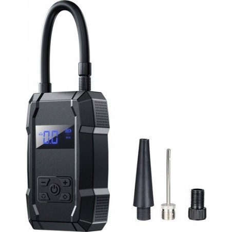 Wekome WEKOME Pi801 Autokompressor – Tragbare elektrische Autopumpe + Powerbank 2000 mAh (Schwarz)