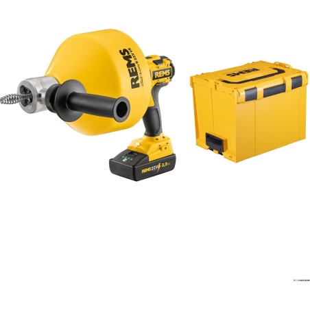 Rems REMS MINI-COBRA S SET 22 V L-BOX zur Rohrreinigung.