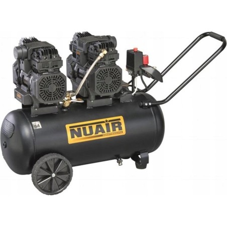 Nuair-Autokompressor – ÖLFREIER, SCHALLGEDÄMPFTER KOMPRESSOR 50 L, 8 BAR, 3 PS