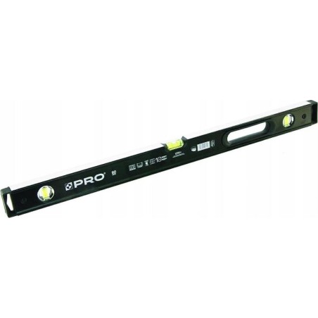 Modeco Maurerlineal mit Griff. 2 Libellen, 250 cm, eloxiert. 100 x 18 mm [MODECO]