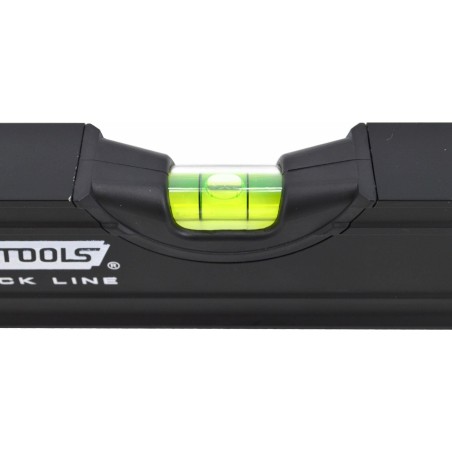 AWTools AWTOOLS Wasserwaage BLACK 80 cm, magnetisch, mit Halterungen AWBL25053