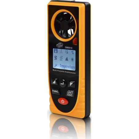 ANEMOMETER – MULTIFUNKTIONALES WINDMESSGERÄT ZUR MESSUNG VON TEMPERATUR UND WINDGESCHWINDIGKEIT