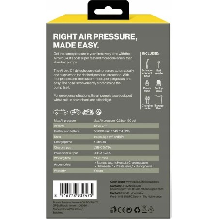 Aqiila Airbird C4 tragbarer Luftkompressor