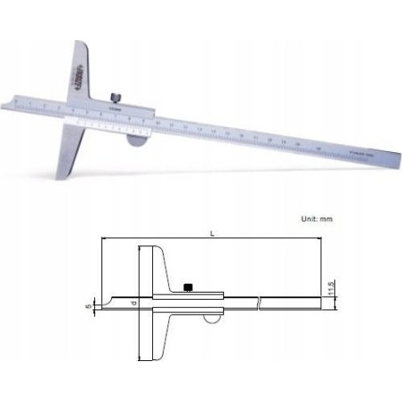 Insize TIEFE. 200/100 MAGA 0,05