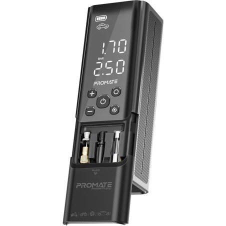 Promate PowerPump – tragbarer elektrischer Luftkompressor, 7500 mAh / 150 PSI