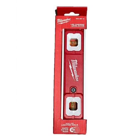 MILWAUKEE TORPEDO-WATERWAAGE MIT LED-BELEUCHTUNG