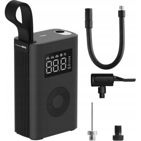 Hoto-Autokompressor – Tragbarer Kompressor, elektrische Luftpumpe HOTO QWCQA001 (10,3 bar, 150 PSI, 2000 mAh)