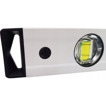 PRO Wasserwaage, weiß, mit Füllstands- und Höhenanzeige, Neigung 2 %, 180 cm