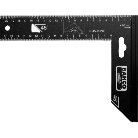 Bahco Bahco Präzisions-Winkelschneider 45° und 90°, 200 mm, schwarz