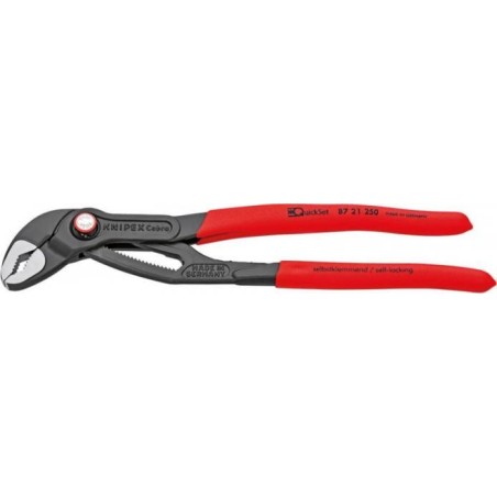 Knipex Verstellbare Rohrzange Cobra, QuickSet 300 mm, tauchisoliert KNIPEX