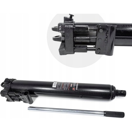 Forsage Hydraulikzylinder, lang, 8 t, mit Doppelkolbenpumpe