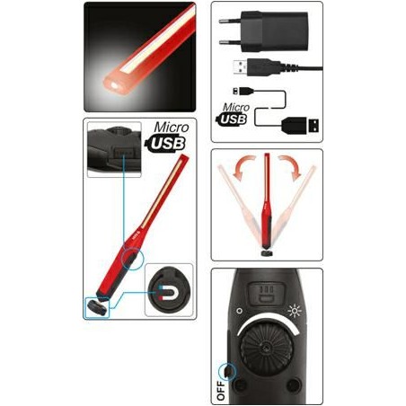 Yato YATO Werkstattlampe 7 W COB 600 lm + 120 lm YT-08519