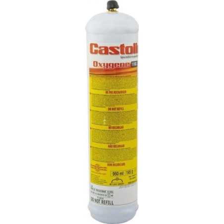 Castolin Sauerstoffflasche 1 l, Gewinde M12*100, 110 bar (1 Stück)