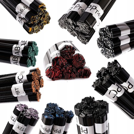 Techrebal Set der wichtigsten Klebstoffe für Kunststoff, 1 kg