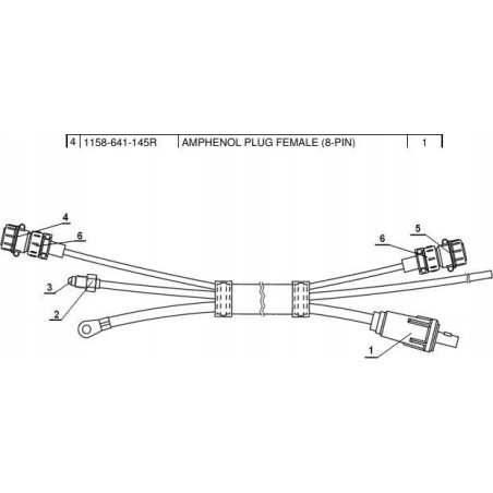 Lincoln Electric 8-poliger Stecker für K10370-PG BESTER