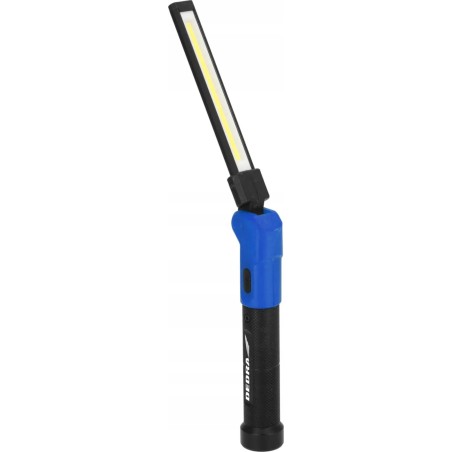 Dedra Klappbare Taschenlampe 1000 lm, Akku 2600 mAh