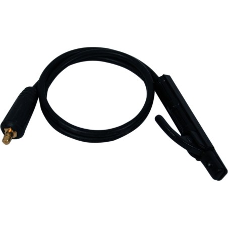 Stamos MMA-Elektrodenhalter mit 3,5 m langem Kabel DKJ10-25 200 A Kabel mit Halter für MMA-Schweißgeräte, Länge 3,5 m