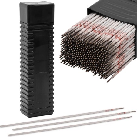 Stamos Germany Schweißelektroden E316L-17 für Stahl AISI 316/317, Durchmesser 2 x 300 mm – 5-kg-Set Schweißelektroden E316L-17
