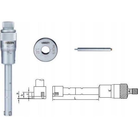 Insize 3-Punkt-Analog-Mittelstück 16–20