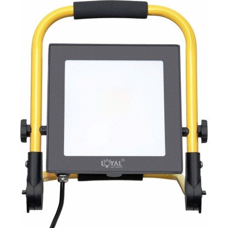 Loyal Lighting Tragbare LED-Strahlerlampe auf Stativ mit Stecker, 30 W