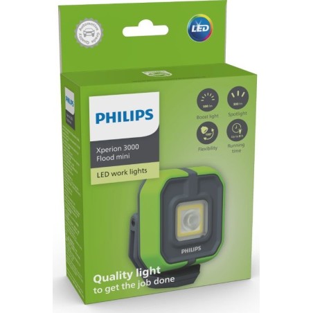 Kabellose Werkstattlampe, Flood Mini-Scheinwerfer, Xperion, COB-LED-Lichtquelle, Lichtstrom 200/500 lm, Leistung: 3+5