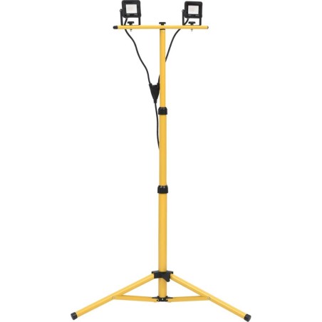 vidaXL LED-Scheinwerfer mit Ständer, 2×10 W, kaltweißes Licht