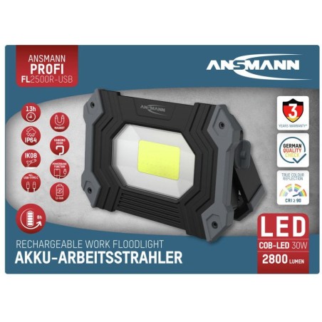 Ansmann FL2500R Arbeitsleuchte, 2400 Lumen, Akku