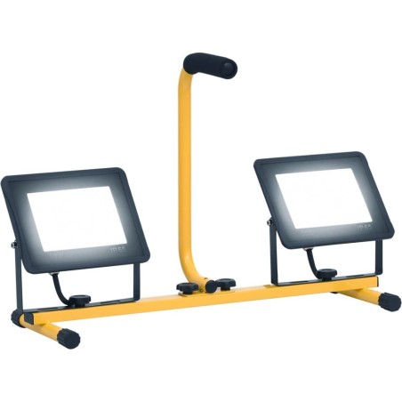 vidaXL LED-Strahler mit Halterung, 2×50 W, kaltweißes Licht