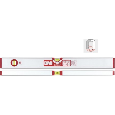 BMI Rieffel BMI Wasserwaage ALUSTAR M 694EM, Länge 120 cm