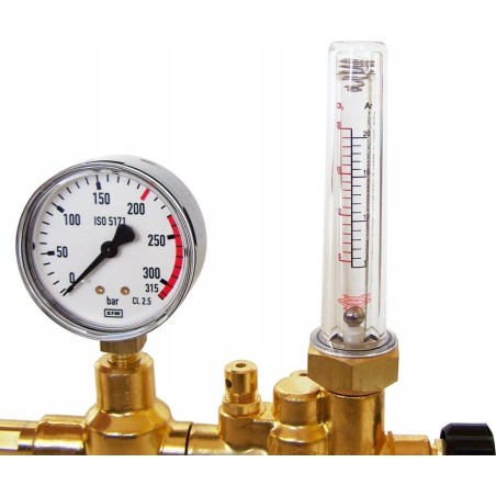 Zweistufiger Argon-Druckminderer 2RBArg/KW-0,15R von Perun