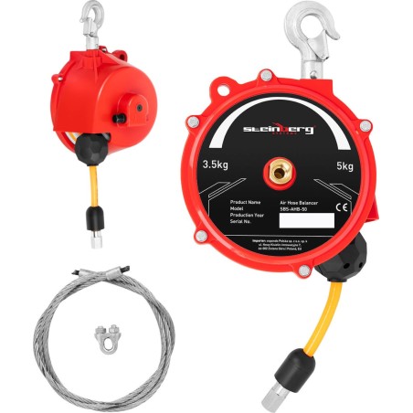 Steinberg Seilausgleicher mit Druckluftschlauch 3,5–5 kg, 1,3 m Seilausgleicher mit Druckluftschlauch 3,5