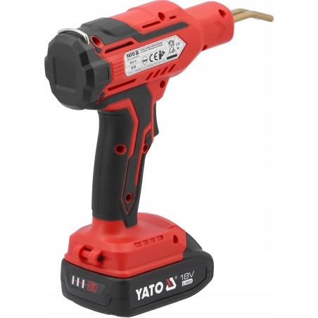 YATO 18-V-Kunststoffschweißgerät 1x2Ah BMC