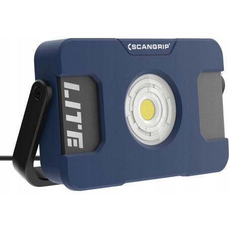 Scangrip LED-Scheinwerfer mit 5 m Kabel, 3500 Lumen und USB-Powerbank FLOOD LITE MC 03.5662