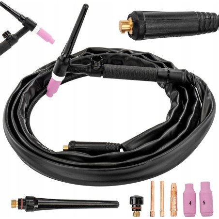 Powermat Schweißhalter für WIG-Kabel LIFT WP17V 16–25, 3 m, mit Ventil