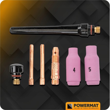 Powermat Schweißhalter für WIG-Kabel LIFT WP17V 16–25, 3 m, mit Ventil