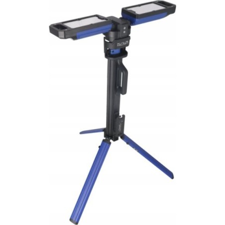 Dedra LED-Faltlampe, doppelt, 5000 lm, Stativ, zwei Lichtfarben