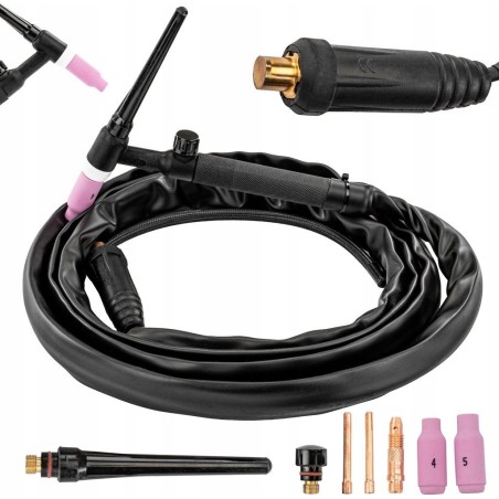 Powermat Schweißhalterung, WIG-Kabel LIFT WP17V 35-50, 3 m, Ventil