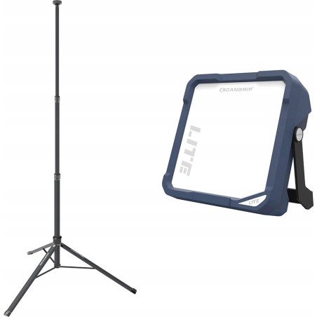 Scangrip Scangrip-Set: blendfreie LED-Leuchte Vega Lite Compact 4000 lm 03.5673 + Stativ 2 m 03.5685