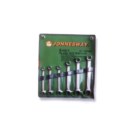 Jonnesway Bremsleitungsschlüssel-Set, 6-teilig (W24106S)