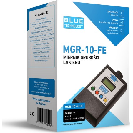 Blue Technology Lackdickenmessgerät Blue Technology MGR-10-FE