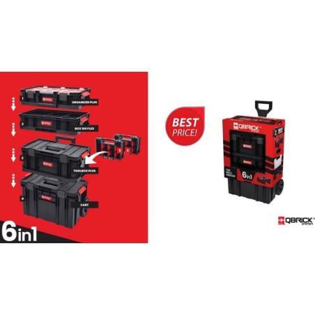 Qbrick Werkzeugkasten Two Cart 6in1